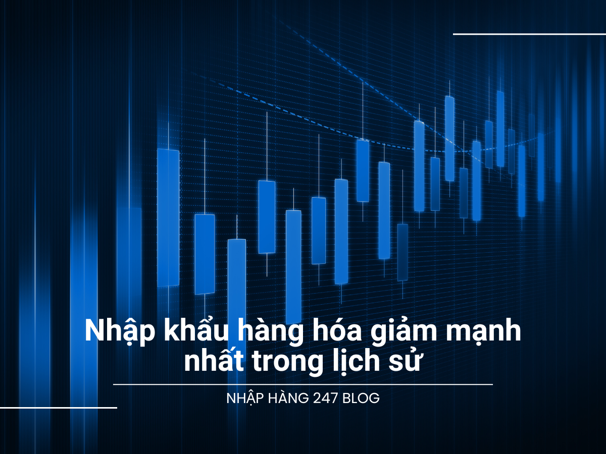 Nhập khẩu hàng hóa giảm mạnh nhất trong lịch sử