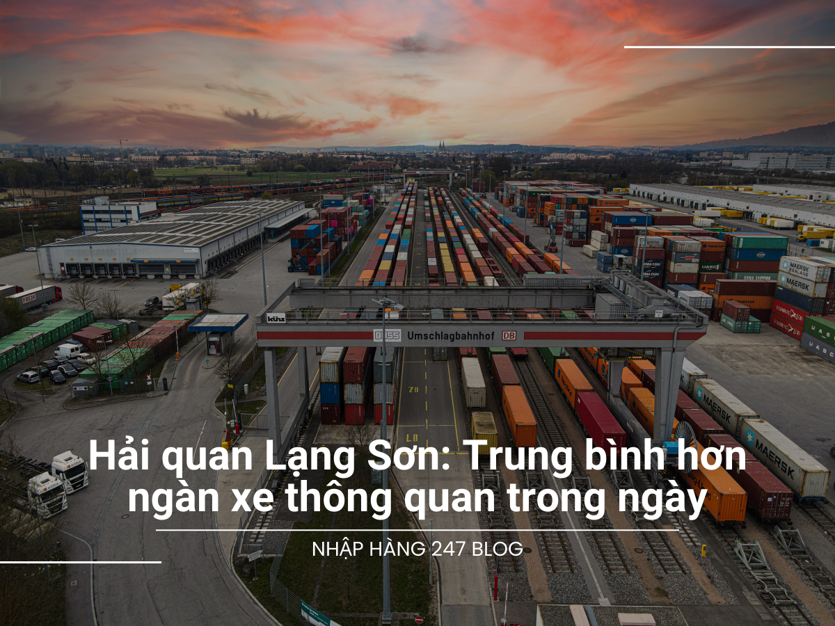 Hải quan Lạng Sơn: Trung bình hơn ngàn xe thông quan trong ngày