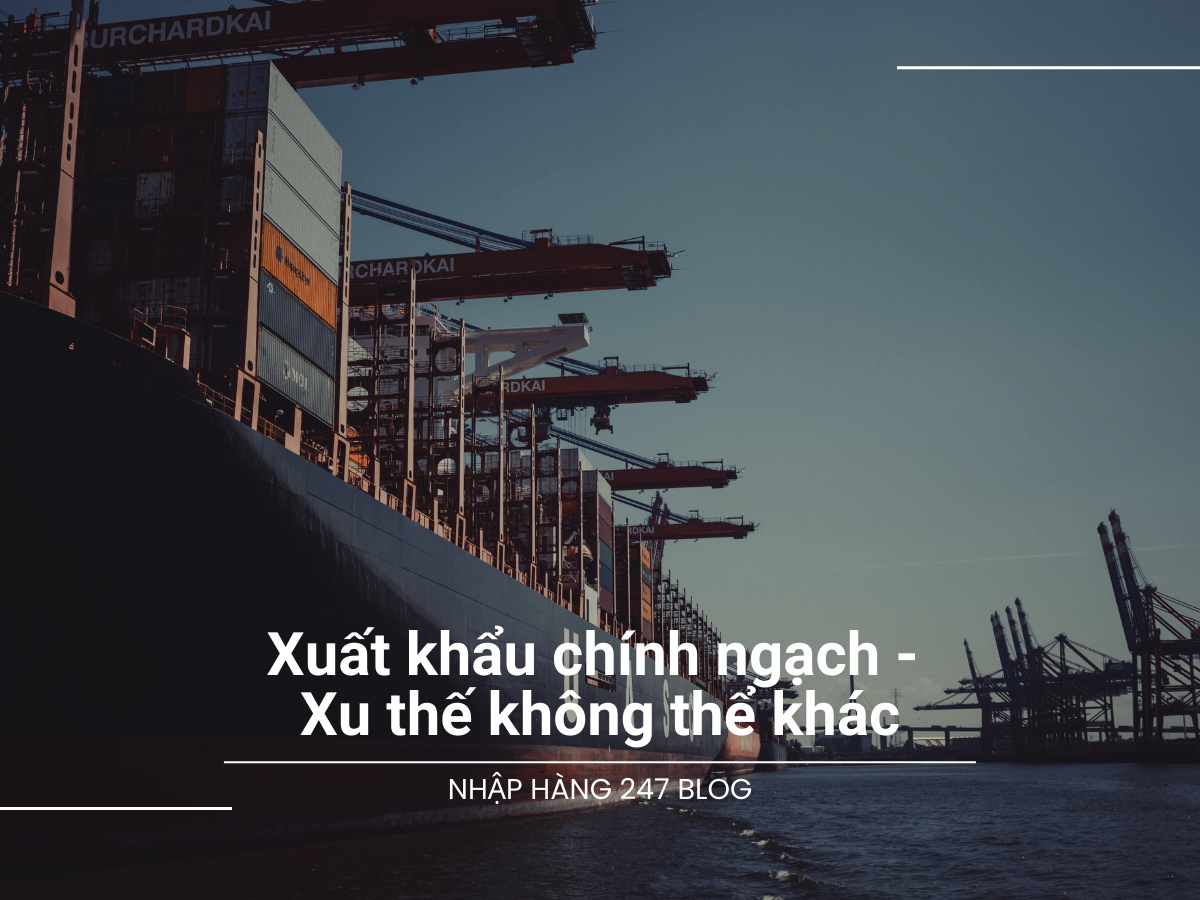 Xuất khẩu chính ngạch - Xu thế không thể khác