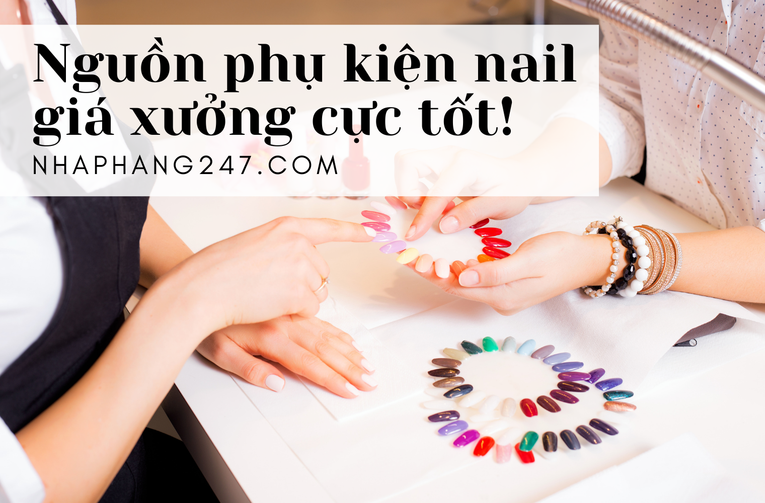 Tổng hợp link phụ kiện nail Trung Quốc giá rẻ tận xưởng