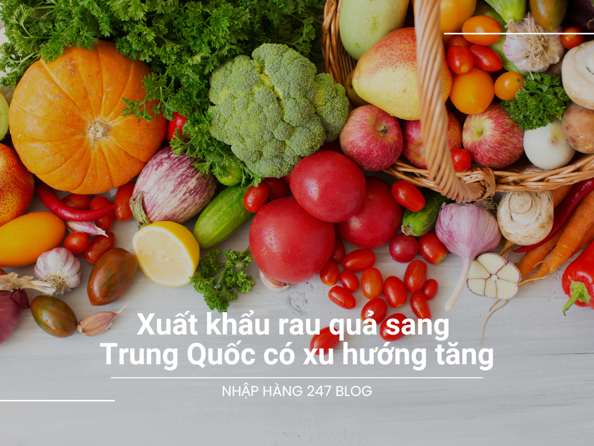 Xuất khẩu rau quả sang Trung Quốc có xu hướng tăng